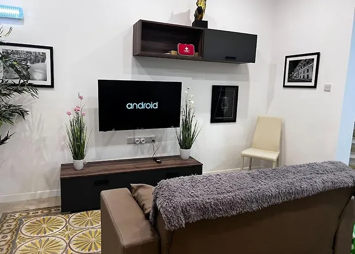 別荘 Dar Barbara - Duplex 1 Double Bed Maltese Style House *